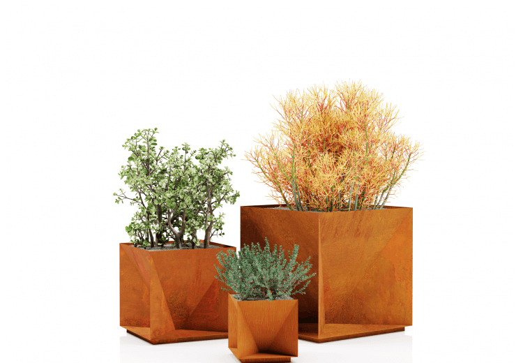 „Piramis Kocka” Kaspók