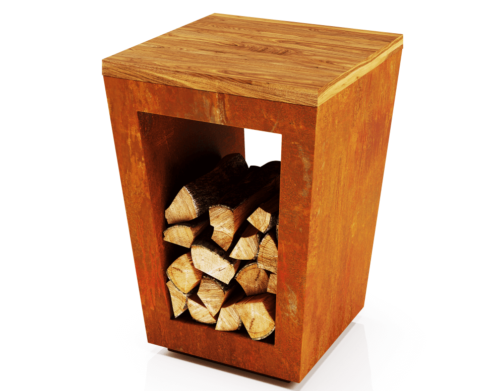 Corten-staliukas-malkine