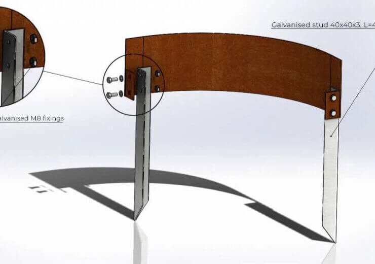 External Rounded Corner