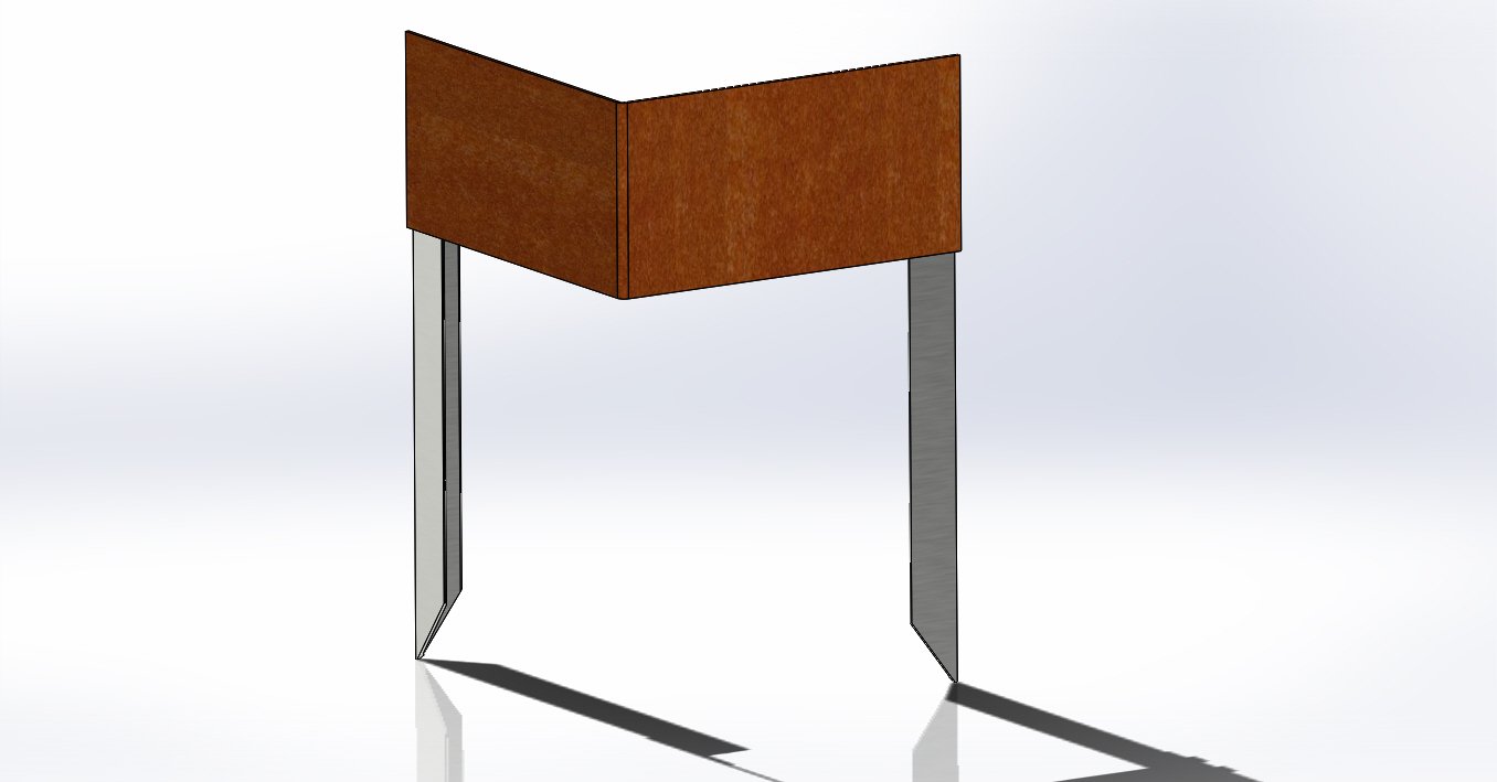 kampas išorinis su tvirtinimais 1