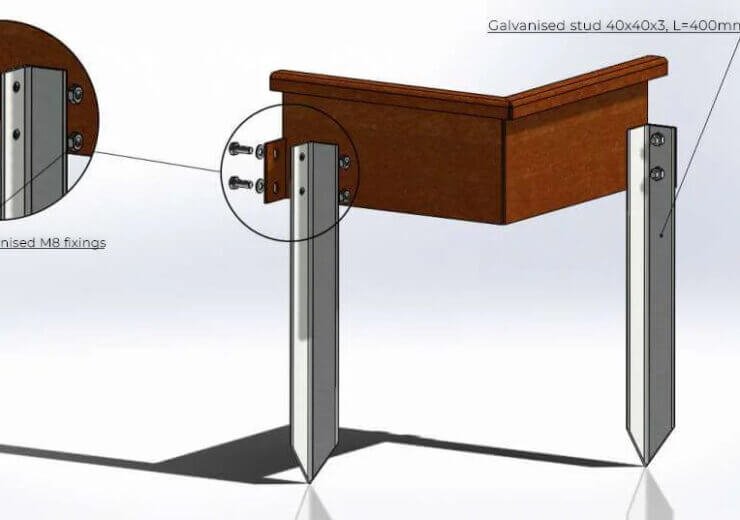 Internal Corner with Double Edge