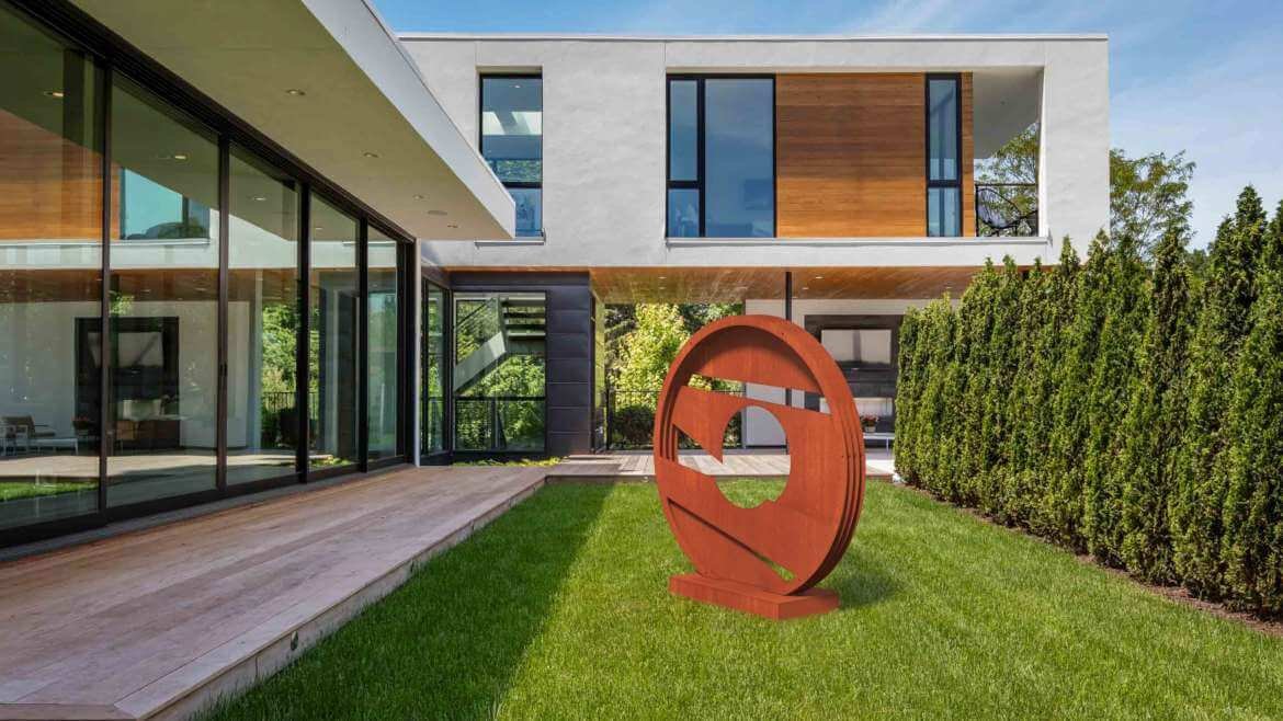 DISC kültéri szobor