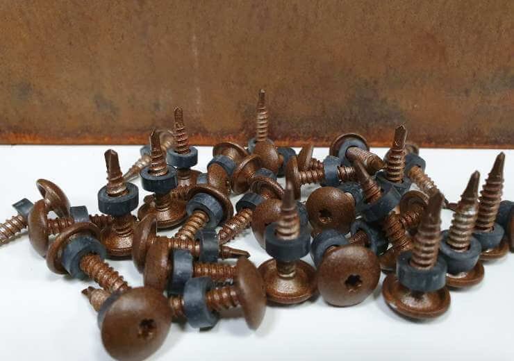 Corten színű önmetsző csavarok