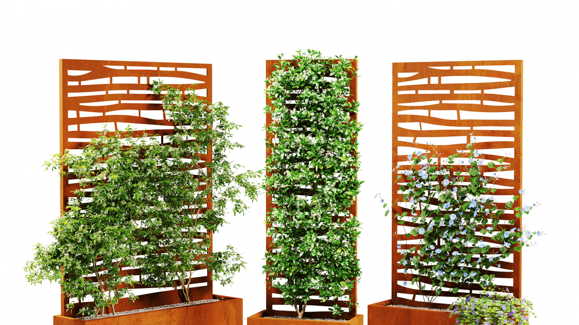 Kaspók Háttérfallal