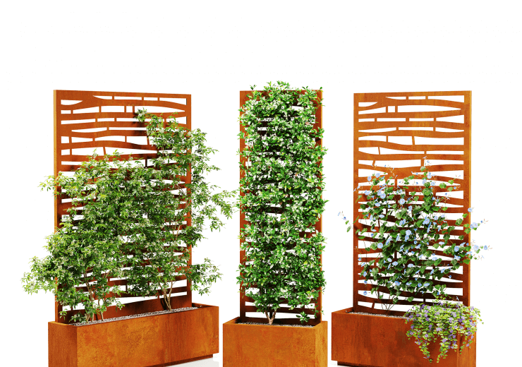 Kaspók Háttérfallal