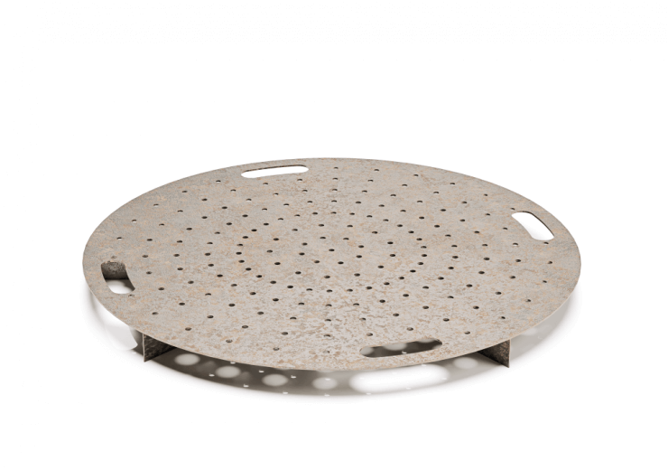 Alsó rostély faszénhez és szellőztetéshez