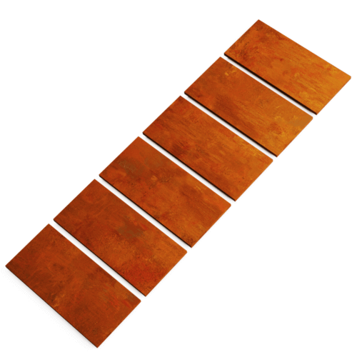 corten kiemo plyteles